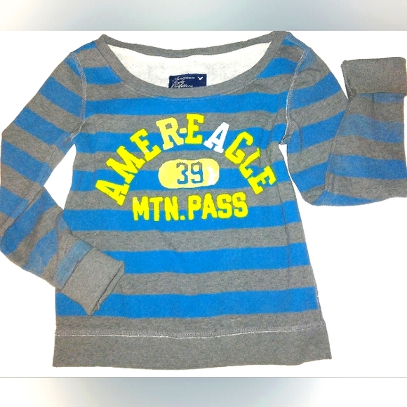 ☆GUC☆Rare AMERICAN EAGLE OUTFITTERS Jrs Thick/Warm Sweatshirt☆Small☆2011 Manf. - Picture 1 of 9